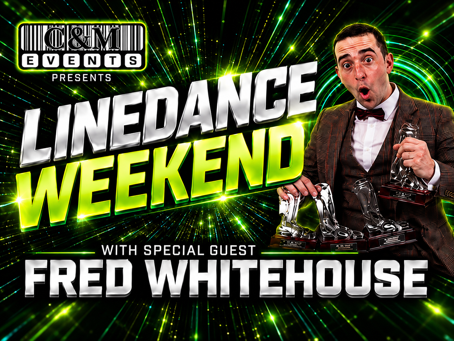 C&M Linedance Weekend with Fred Whitehouse and guest DJ Dave Morgan at Aberavon Beach Hotel, 30 October to 1 November 2026